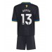 Manchester United Patrick Dorgu #13 Tredjedraktsett Barn 2025-26 Korte ermer (+ Korte bukser)